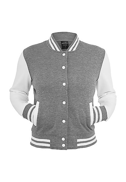 Urban Classics Ladies 2-tone College Sweatjacket TB218 Grey White günstig online kaufen