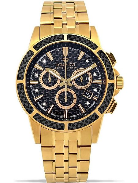 LOUIS XVI Quarzuhr Louis XVI LXVI1103 Majeste Chronograph Herrenuhr 43mm 5A günstig online kaufen