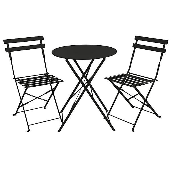 SVITA Balkonset BERLIN, (Set, 3-tlg., Bistro-Set), Tisch mit 2 Stühlen, Kla günstig online kaufen