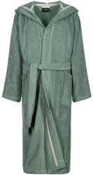 Cawö Home Bademäntel Damen Kapuze Luxury Basics Kapuze 827 - Farbe: fjord - günstig online kaufen