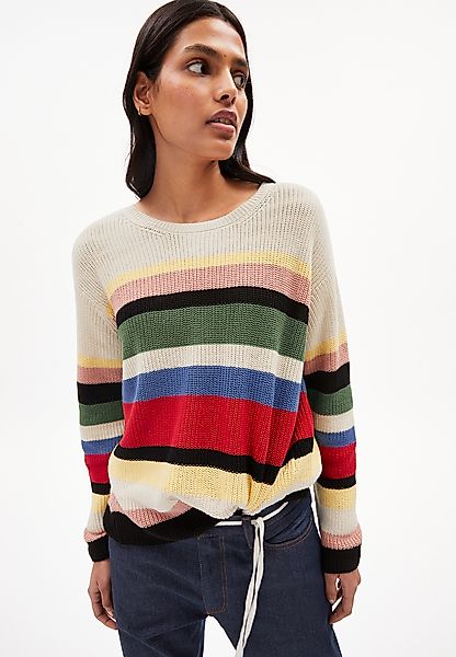 Nuriellaa Multicolor - Damen Pullover Aus Bio-baumwolle günstig online kaufen