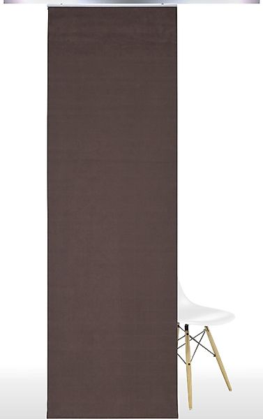 Liedeco Schiebegardine, Klettband (1 St), blickdicht, günstig online kaufen