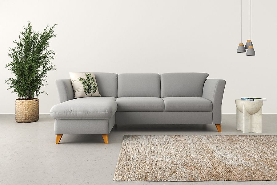 Home affaire Ecksofa Trelleborg L-Form, Federkern-Polsterung, günstig online kaufen