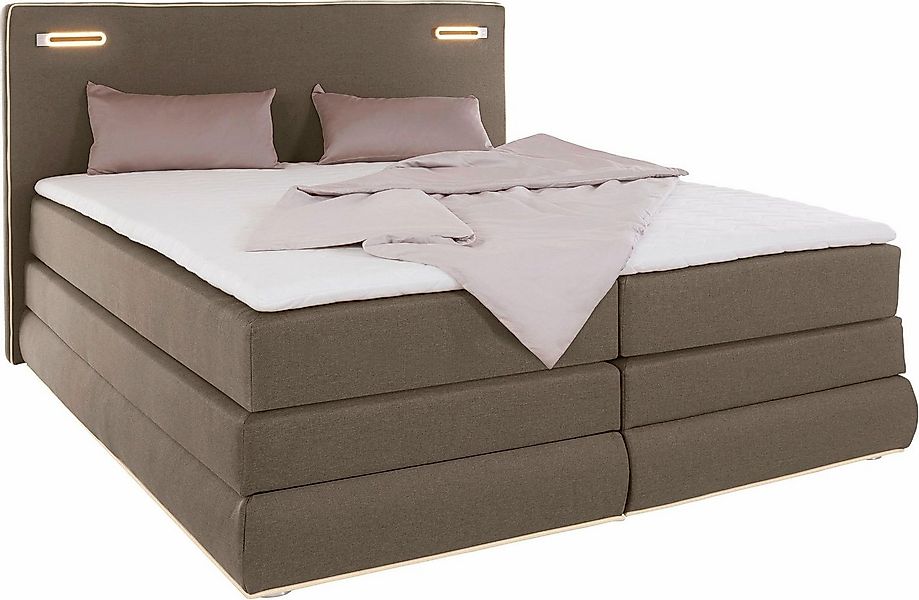 COLLECTION AB Boxspringbett Ninoni, inkl. Bettkasten, Topper und wahlweise günstig online kaufen