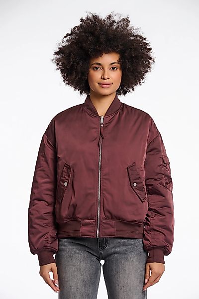 Rino & Pelle Bomberjacke "DJENNA" ohne Kapuze mit Reißverschluss und Klappt günstig online kaufen