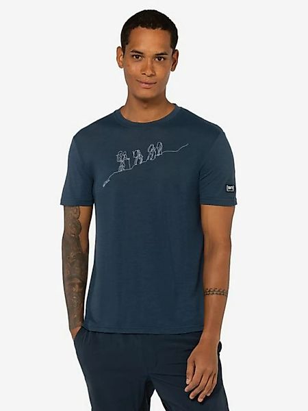 SUPER.NATURAL T-Shirt für Herren, aus Merinowolle M HIKING TEE mit coolem O günstig online kaufen