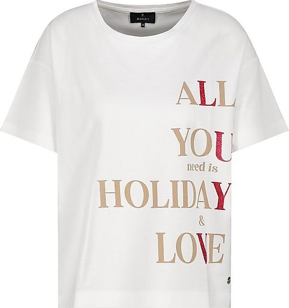 Monari Kurzarmshirt T-Shirt cream günstig online kaufen
