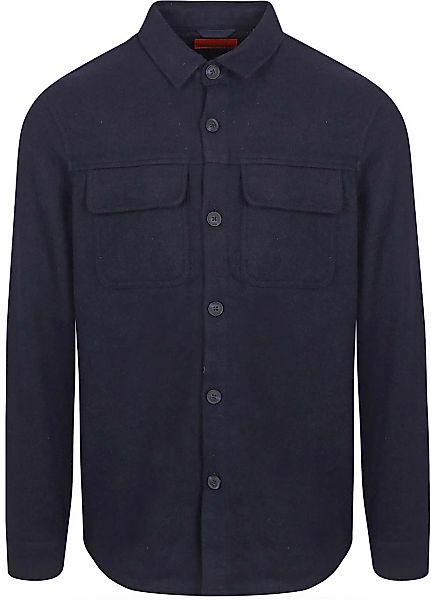 Suitable Overshirt August Wool Blend Navy - Größe XL günstig online kaufen