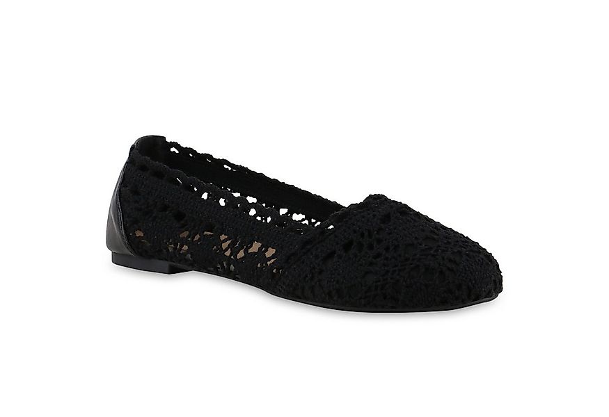 VAN HILL 841312 Ballerina Damen Klassische Ballerinas Slippers Bequeme Spit günstig online kaufen