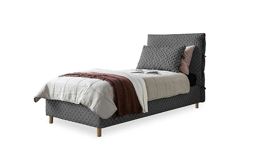 Miuform Polsterbett gemustert Sleepy Luna ¦ grau ¦ Maße (cm): B: 96 H: 112 günstig online kaufen