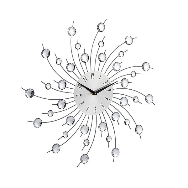 relaxdays Wanduhr XL mit Glitz günstig online kaufen