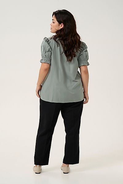 KAFFE Curve Kurzarmbluse Kurzarm-Bluse KCmai Große günstig online kaufen