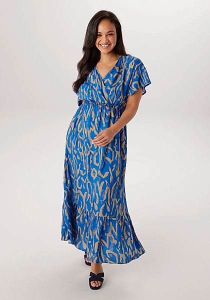 Aniston PLUS Maxikleid in Wickeloptik - NEUE KOLLEKTION günstig online kaufen