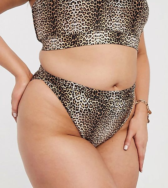 South Beach Curve – Mix & Match – Exklusive Bikinihose mit Animal-Print und günstig online kaufen