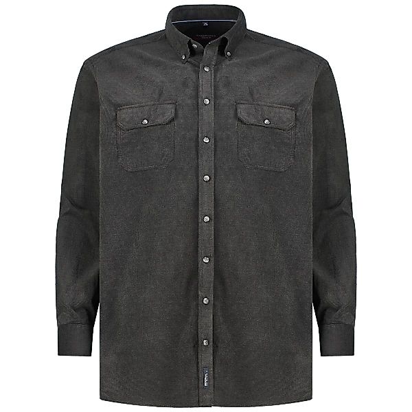 CASA MODA Freizeithemd aus Baumwolle Farbe schwarz Größe: 4XL günstig online kaufen