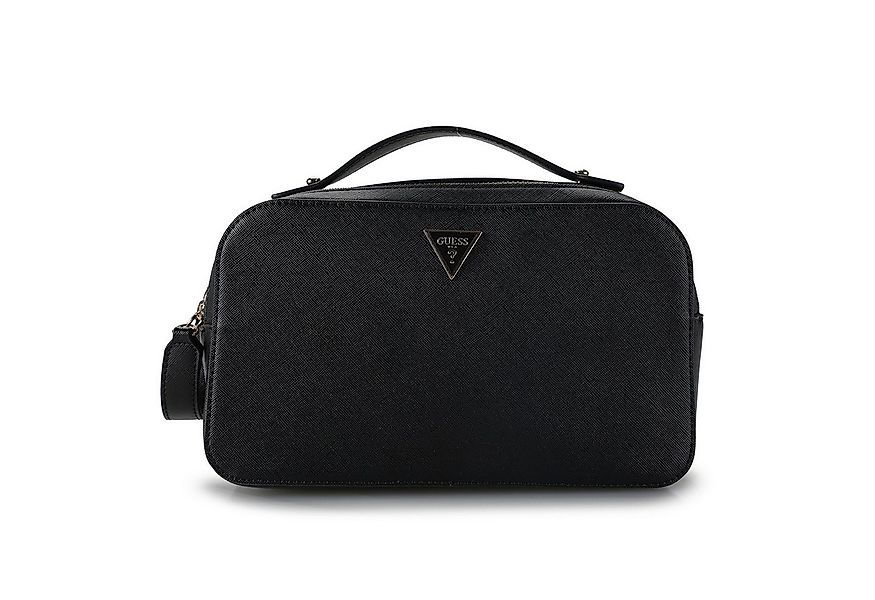 Guess Kulturbeutel Double, Polyurethan günstig online kaufen