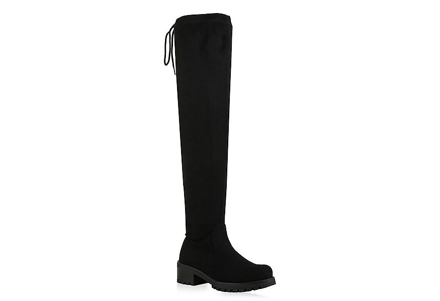 VAN HILL 831540 Overkneestiefel Damen Overknees Leicht Gefütterte Stiefel V günstig online kaufen