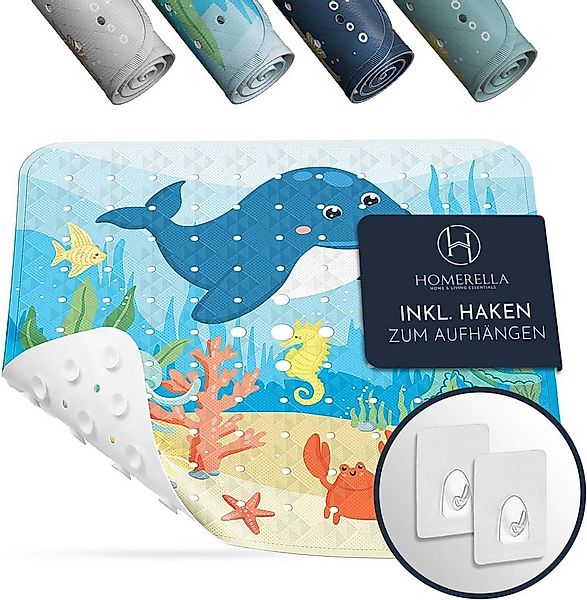 Homerella Duschmatte rutschfest Kinder - 100% BPA frei Inkl. 2 Haken zum Au günstig online kaufen