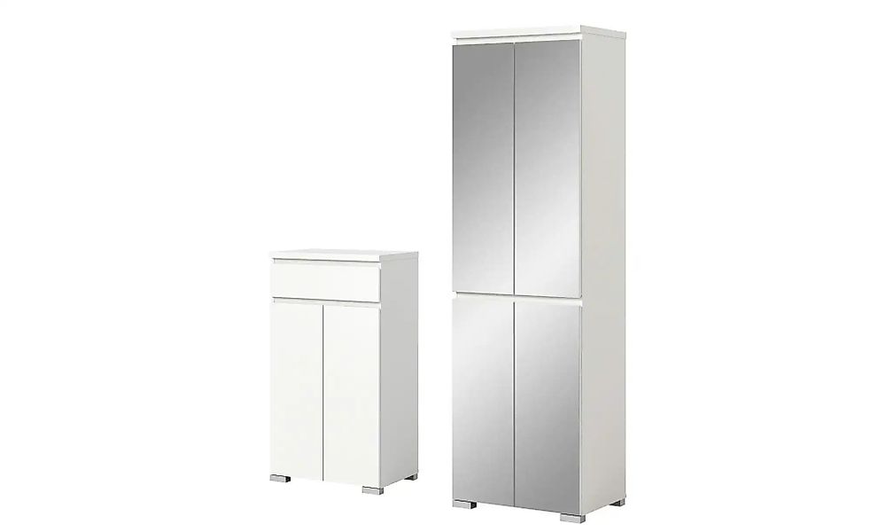 uno Schuhschrank-Set   ¦ weiß ¦ Maße (cm): B: 135 H: 194 Garderoben & Kleid günstig online kaufen