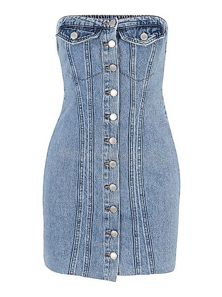 ONLY Petite Jeanskleid ONLJASMINE (1-tlg) Drapiert/gerafft günstig online kaufen