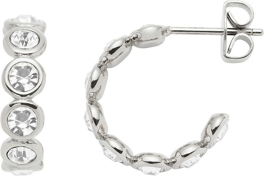 LEONARDO Paar Creolen Ohrringe Cremona, mit Zirkonia (synth) günstig online kaufen