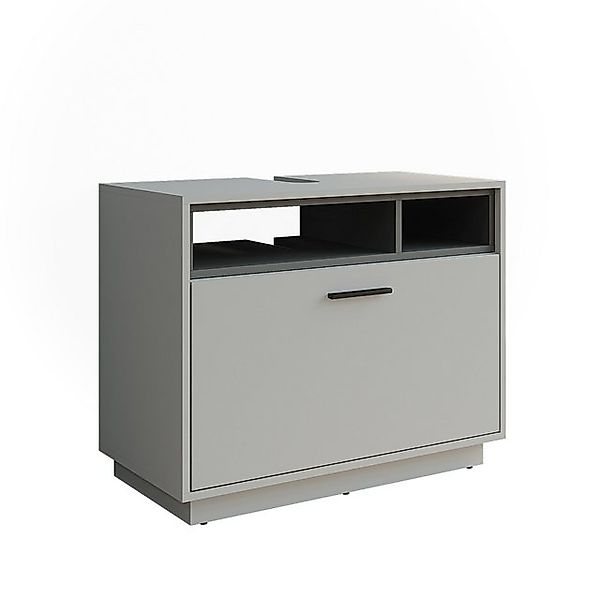 Vicco Waschbeckenunterschrank Beatrice, Grau/Anthrazit, 100 x 84.5 cm mit S günstig online kaufen