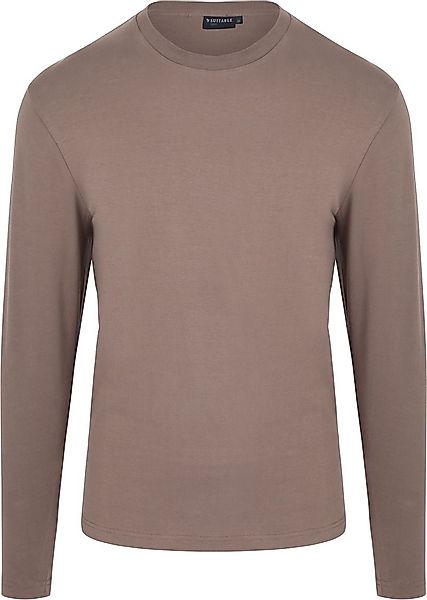 Suitable Respect Longsleeve Heavy T-shirt Taupe - Größe S günstig online kaufen