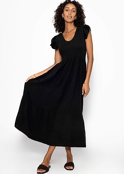 SASSYCLASSY Minikleid Maxikleid mit Volants für günstig online kaufen