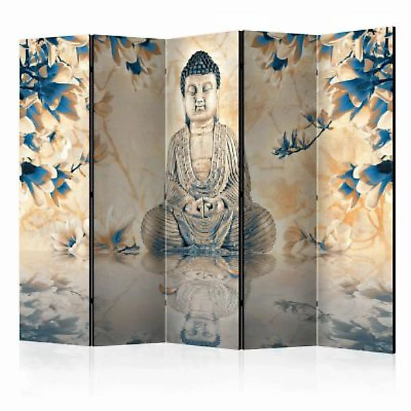 artgeist Paravent Buddha of Prosperity II [Room Dividers] grau/beige Gr. 22 günstig online kaufen