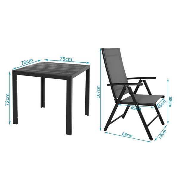 TLGREEN Gartenlounge-Set Gartenmöbel-Set,Balkonmöbel-Set,Aluminium-Sitzgrup günstig online kaufen