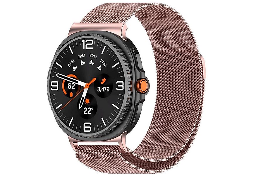 Wigento Smartwatch-Armband Für Samsung Galaxy Watch 8 / 8 Classic Milan Mag günstig online kaufen