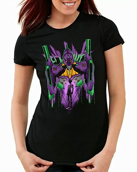 style3 T-Shirt EVA Unit 01 neon genesis evangelion anime manga japanisch bl günstig online kaufen