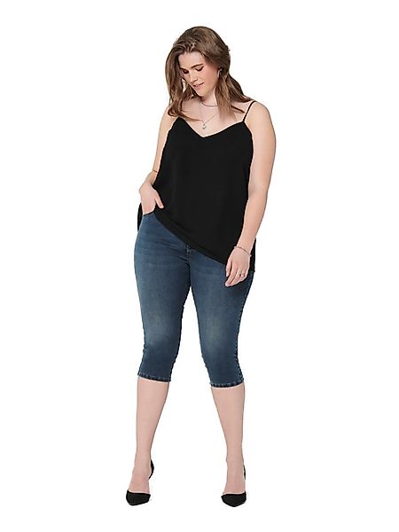 Carmakoma by Only Damen Capri Jeans CARAUGUSTA KNICKERS - Skinny Fit - Blau günstig online kaufen