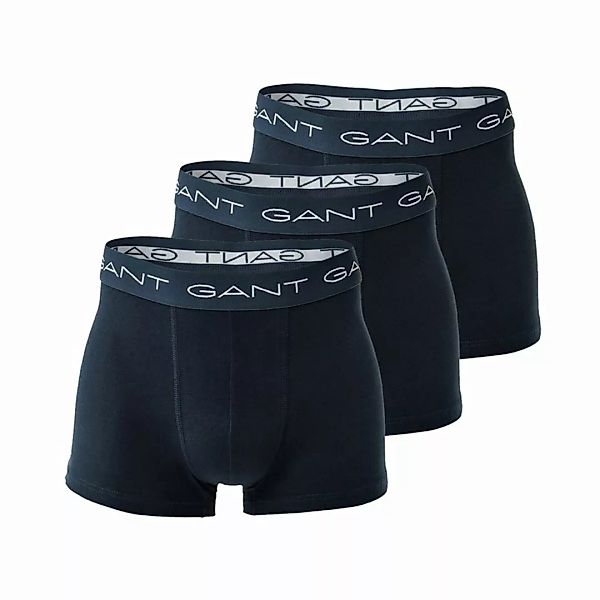 GANT Herren Boxer Shorts, 3er Pack - Trunks, Cotton Stretch Marine 3XL günstig online kaufen