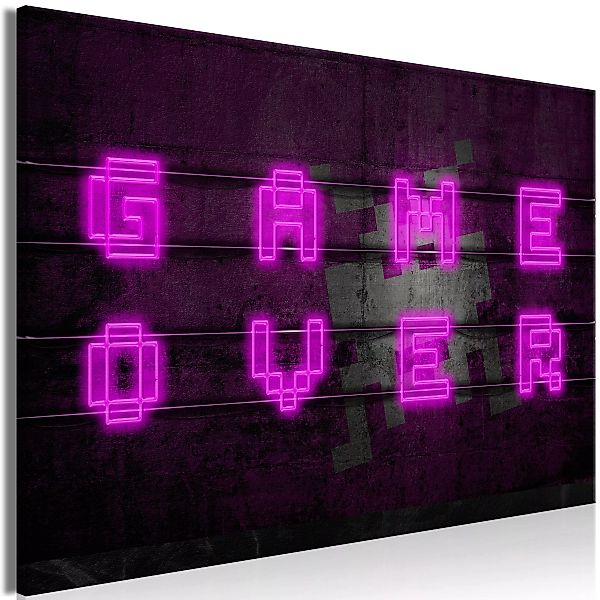 Wandbild - Pink Neon (1 Part) Wide günstig online kaufen