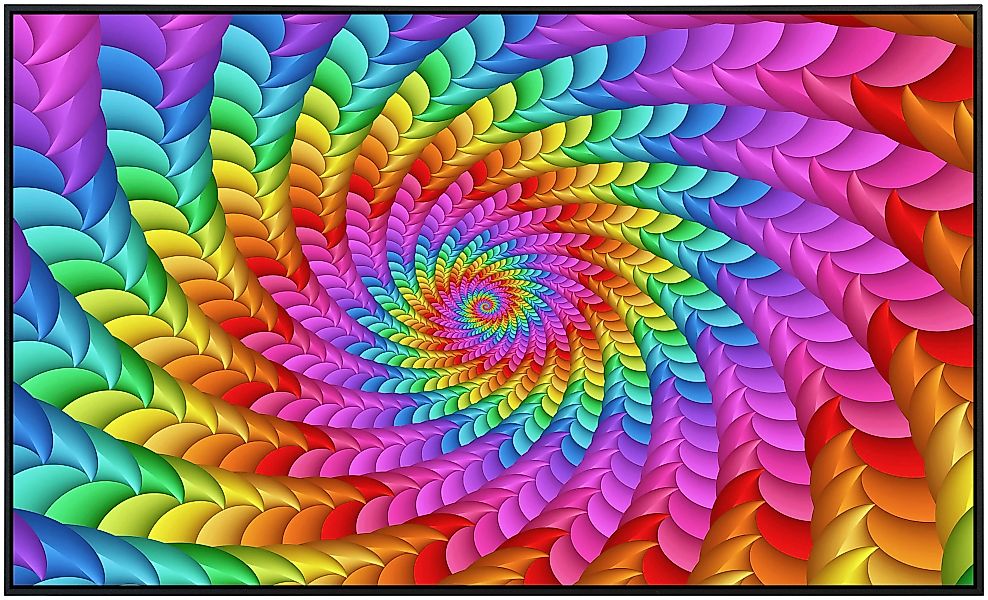 Papermoon Infrarotheizung »Psychedelische Regenbogenspirale«, sehr angenehm günstig online kaufen