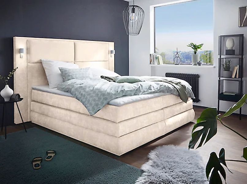 COLLECTION AB Boxspringbett »Copenhagen« inklusive Bettkasten, Topper, wahl günstig online kaufen
