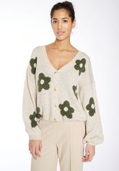 HaILY’S Strickjacke "LS A CD Fl44ower" günstig online kaufen