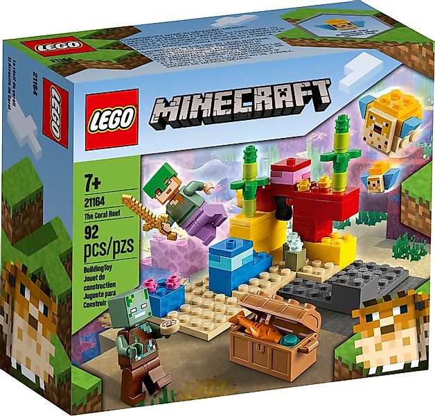 LEGO® LEGO® Minecraft™ 21164 Das Korallenriff Konstruktionsspielsteine, (92 günstig online kaufen