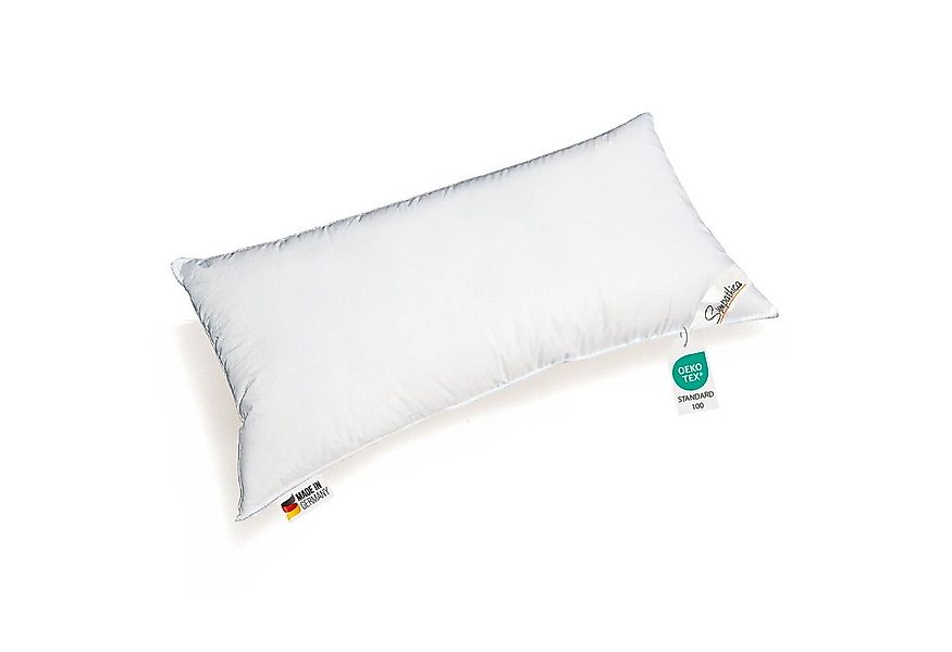 Sympathica Kunstfaserkopfkissen Kopfkissen Kissen 60° Wäsche Baumwollbezug günstig online kaufen