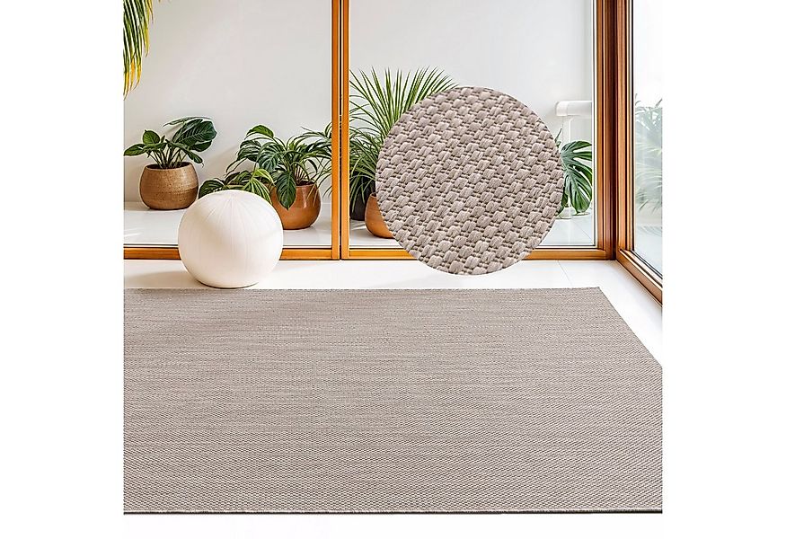 my home Teppich Florida, Made in Belgium, rechteckig, Höhe: 7 mm, Outdoor, günstig online kaufen