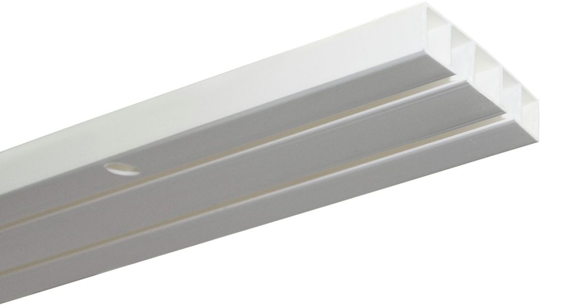 GARDINIA Vorhangschiene "Slim Line" 2 läufig-läufig mit Bohren, Deckenmonta günstig online kaufen
