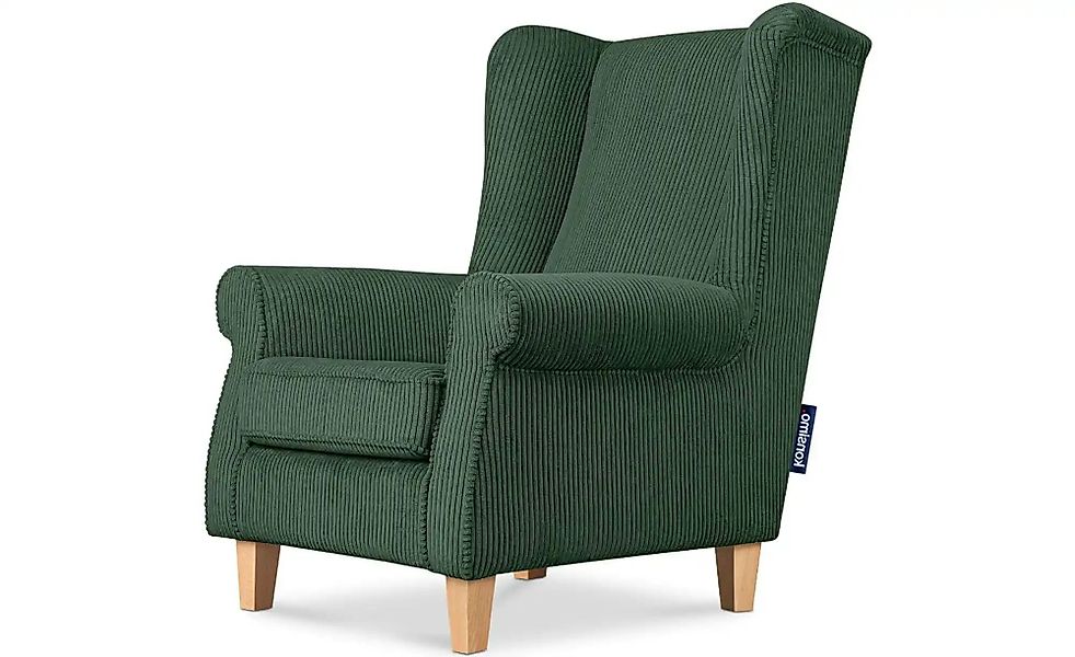 KONSIMO Ohrensessel  Miles ¦ grün ¦ Maße (cm): B: 82 H: 105 Polstermöbel > günstig online kaufen