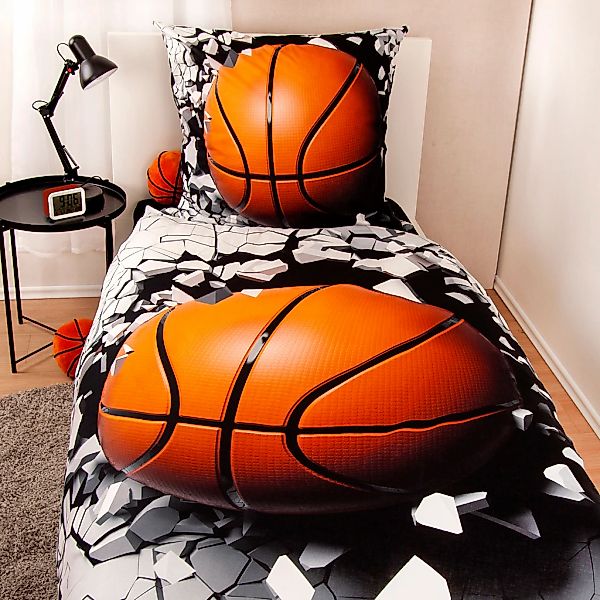 Herding Young Collection Bettwäsche "Young Collection Basektball" 2 Stk. tl günstig online kaufen
