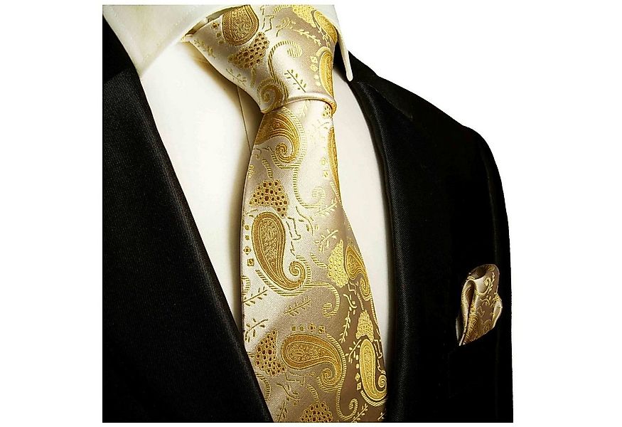 Paul Malone Krawatte Herren Hochzeit Seidenkrawatte und Tuch paisley brokat günstig online kaufen