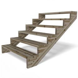 Gartenwelt Riegelsberger Außentreppe Terrassentreppe Kiefer kesseldruckimpr günstig online kaufen