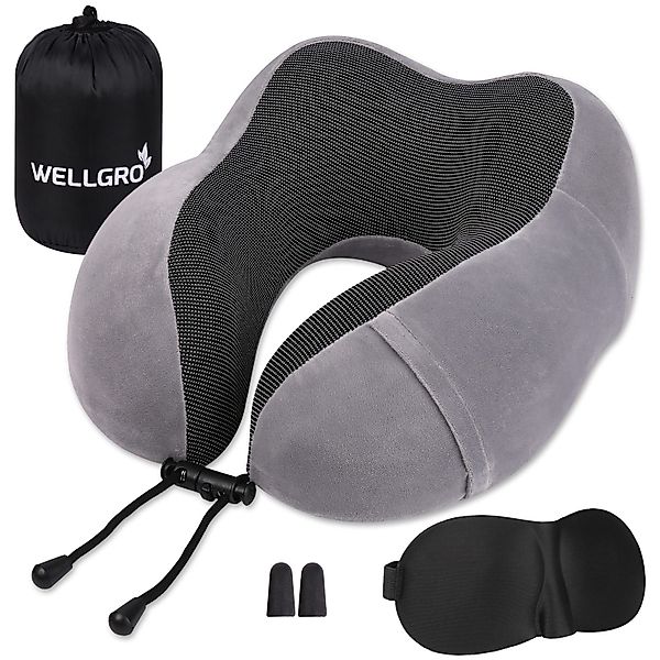 Wellgro Nackenkissen Nackenkissen mit Schlafmaske und günstig online kaufen
