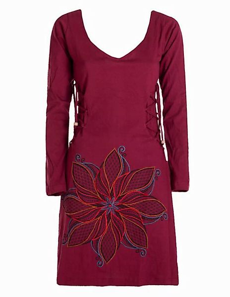 Vishes Minikleid Leichtes Langarmshirt-Kleid Damen Langarm Kleider Herbst E günstig online kaufen