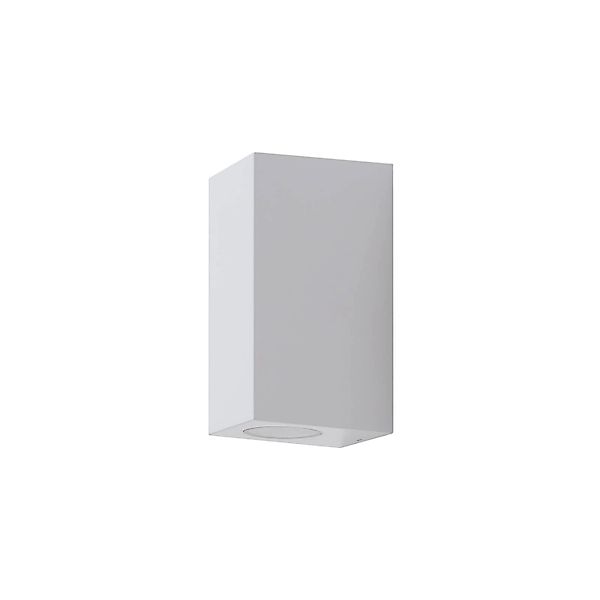 PRIOS Wandleuchte Außen Irfan 10011363 Spritzwassergeschützt Modern in Weiß günstig online kaufen