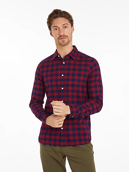Tommy Hilfiger Langarmhemd "BRUSHED GINGHAM SF SHIRT" modisch kariert günstig online kaufen